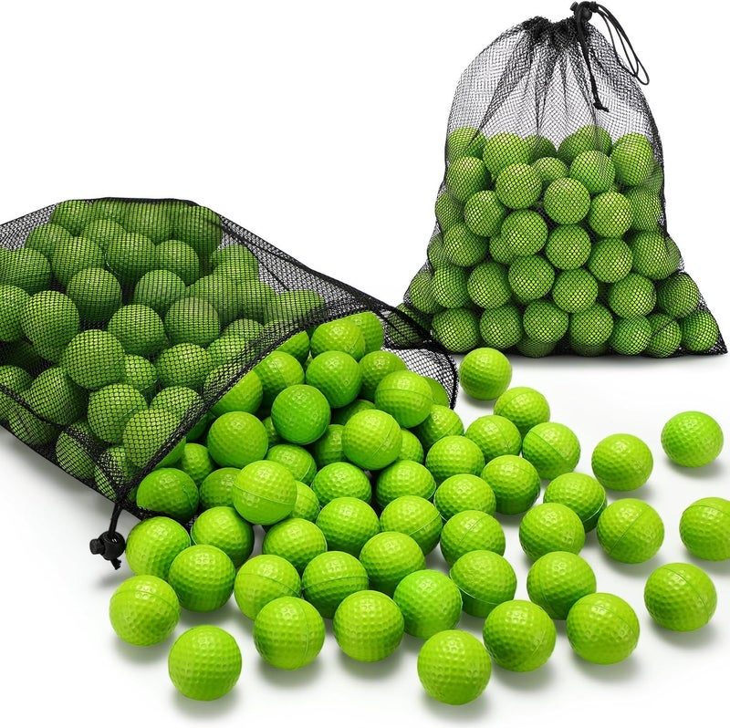 PullCrease 200 Pcs Foam Golf Practice Balls Bulk Realistic Feel Limited Flight Training Balls Soft for Outdoor Swing Indoor Backyard Training - Image 1